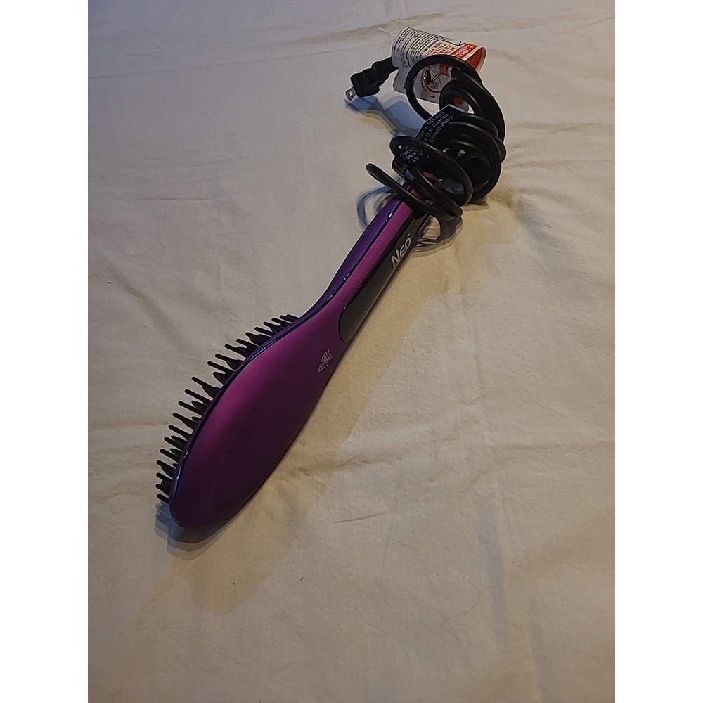 Neo Choice Purple Ionic Heated Straightening Brush